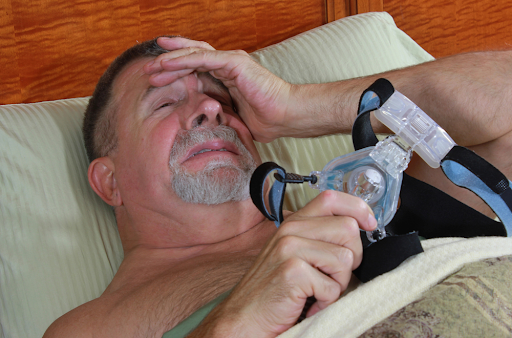 obstructive sleep apnea patient with CPAP